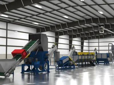  Plastic Recycling Plant 