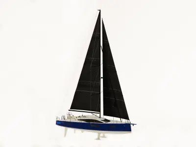 Sailing Yacht RM1380 3D model