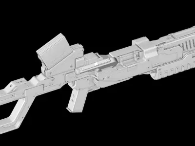 XF5 Weapon 3D model