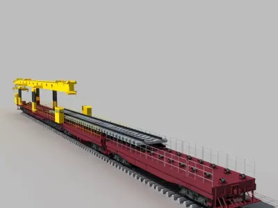 Laying Machine 3D model