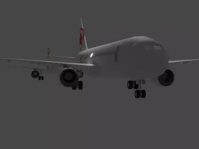 B320 S lufthansa jumbo jet - lufthansa jumbo jet Free 3D model