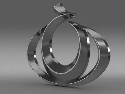 gleagle logo 3D model by Sergey