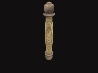 Medieval Spools of Thread V01 Low-poly 3D model
