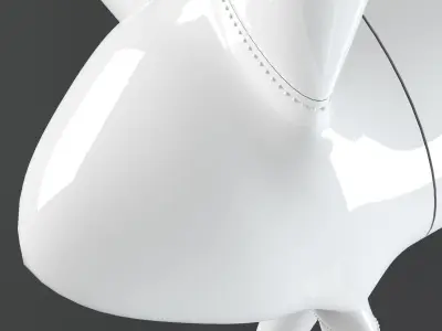 Wind turbine 3D model 5