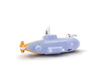 Yellow Submarine model pack Low-poly 3D model