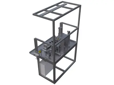 2VG FRO Punching and Cutting Machine 3D model