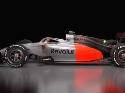 2026 Audi F1 Showcar plus Photoshop files 3D model