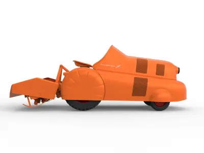 Tractor Allgaier 1954 3D model