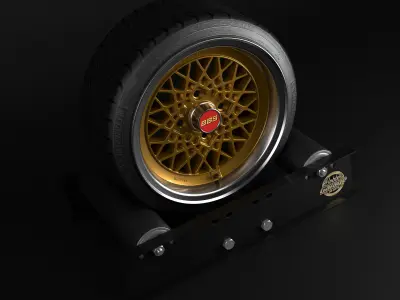 BBS MAHLE Low-poly 3D model