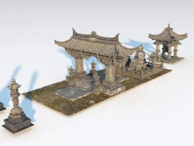 Temple Sculpture  3D model