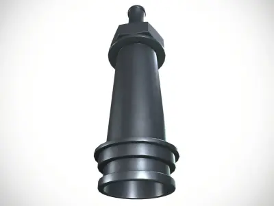 Nozzle Low-poly 3D model