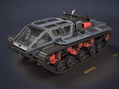 Ripsaw EV3-F4 PBR 3D model