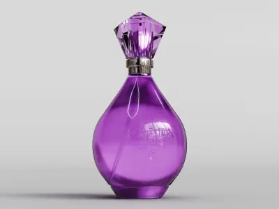 Prada Perfume Low-poly 3D model