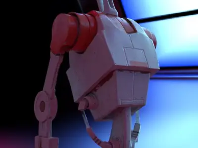 battledroid from star wars 3D model