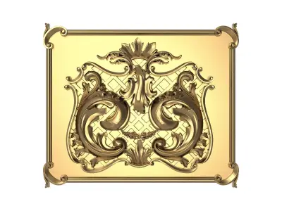  decorative pattern ready for 3D printing 3D model