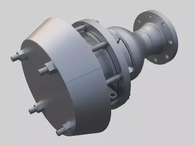 Flame arrester 3D model