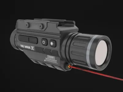 Tactical Laser Sight Type TARUM-210 3D model