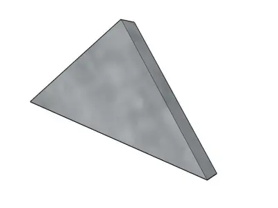 Delta anchor 10 kg 3D model