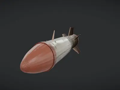 military aerial bomb 3D model