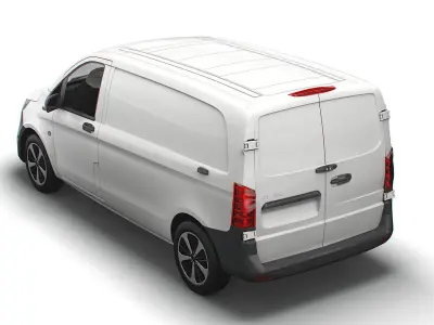 Mercedes Benz EQV Cargo Van L1 2021 3D model