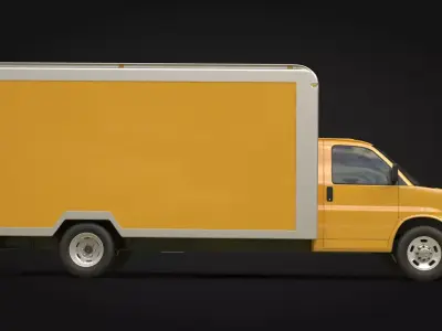Chevrolet Express Box Truck 3D model purchase