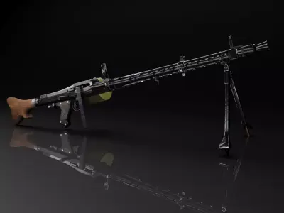 MG 34 3D model purchase