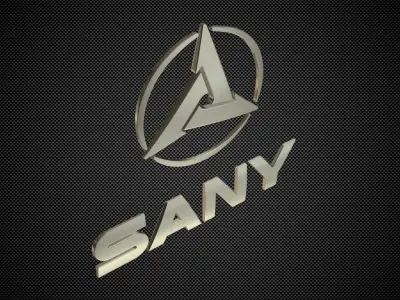 sany logo 3D model