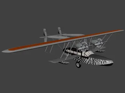 Sikorsky S 38 Low-poly 3D model