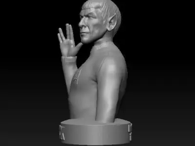 Mr Spock Bust 3D print model purchase