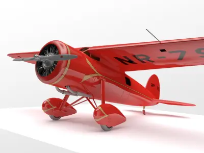 Amelia Earhart's Vega 5B 3D model