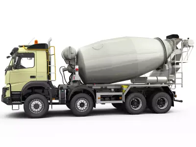 Volvo FMX 2014 Mixer 3D model