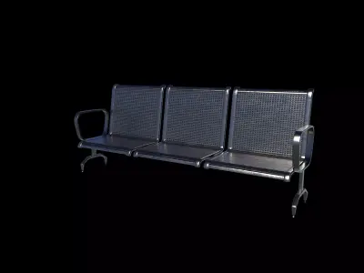 Waiting Room Chairs 05 3D model