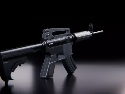 The Tactical Carbine Modern M4A1 Low-poly 3D model