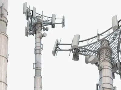 Cell Tower 3D model purchase
