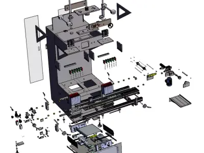 Fully Automatic High-Voltage Short-Circuit Tester  3D model
