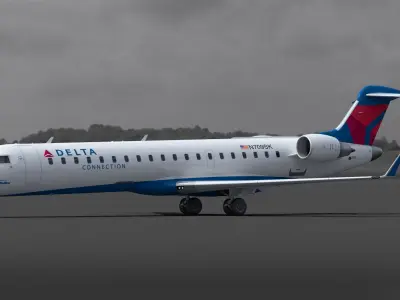 Bombardier CRJ700 Delta Connection 3D model purchase