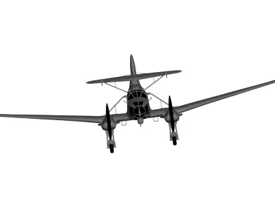 Focke-Wulf Fw 58 Weihe 3D model