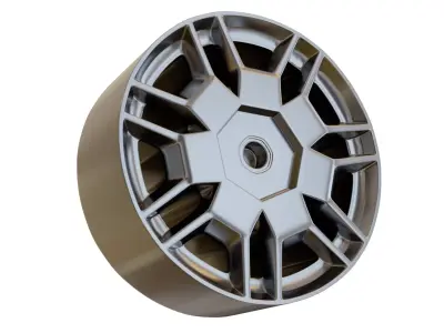 Tesla Cybertruck Wheel - 3D STL Available 3D model