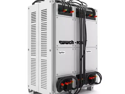 Industrial Power Converter Model Pack Low-poly 3D model