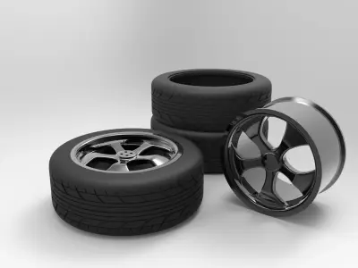 tire rim  Free 3D model