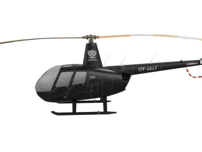Robinson R44 3D model purchase