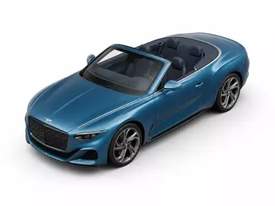 Bentley Mulliner Batur Convertible Highly Detailed  3D model