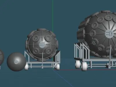 NAVAL Balloon Fender 3D model