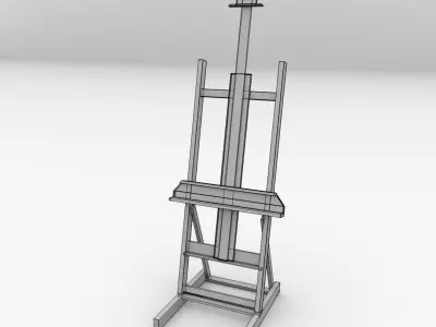 Painter Easel 3D model