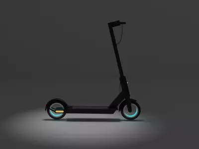 Futuristic Scooter 3D model
