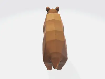 Lowpoly bear Low-poly 3D model purchase