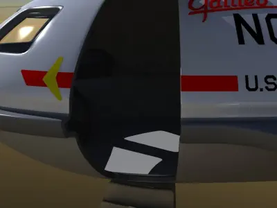 GalileoShuttle spacecraft 3D model