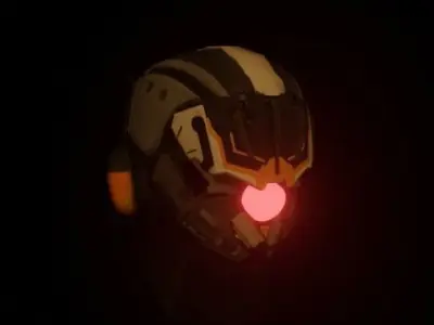 Helmet Military Low-poly 3D model purchase