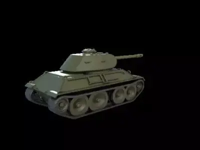 1974 Soviet KV Heavy Tank 3D Model 3D print model