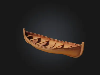 Viking Ship Model  Conquer the Seas with Norse Might 3D model